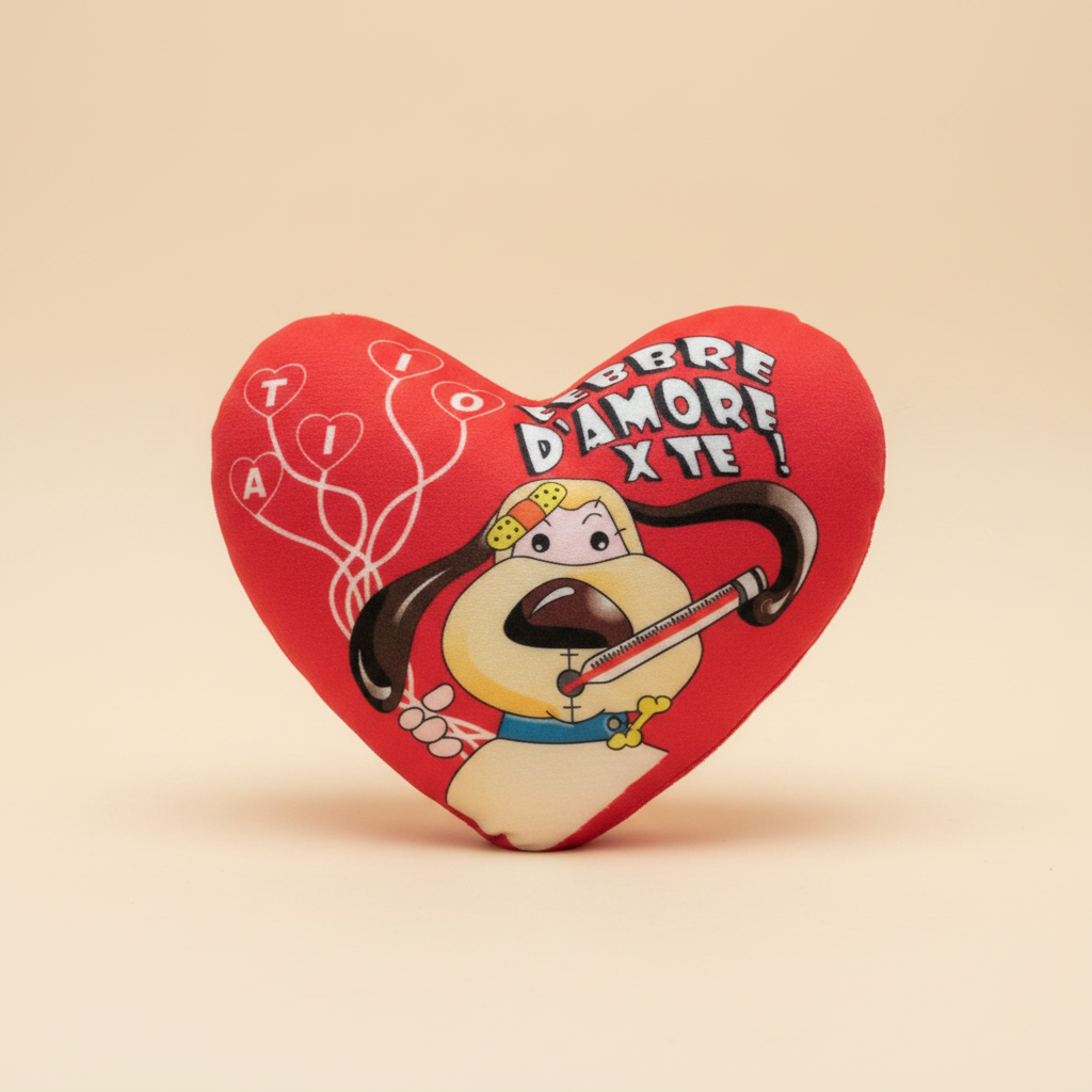 Cuscino Cuore Febbre d'Amore