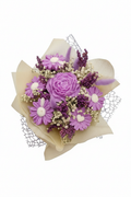 Bouquet Fiori di Cera Viola e Lilla