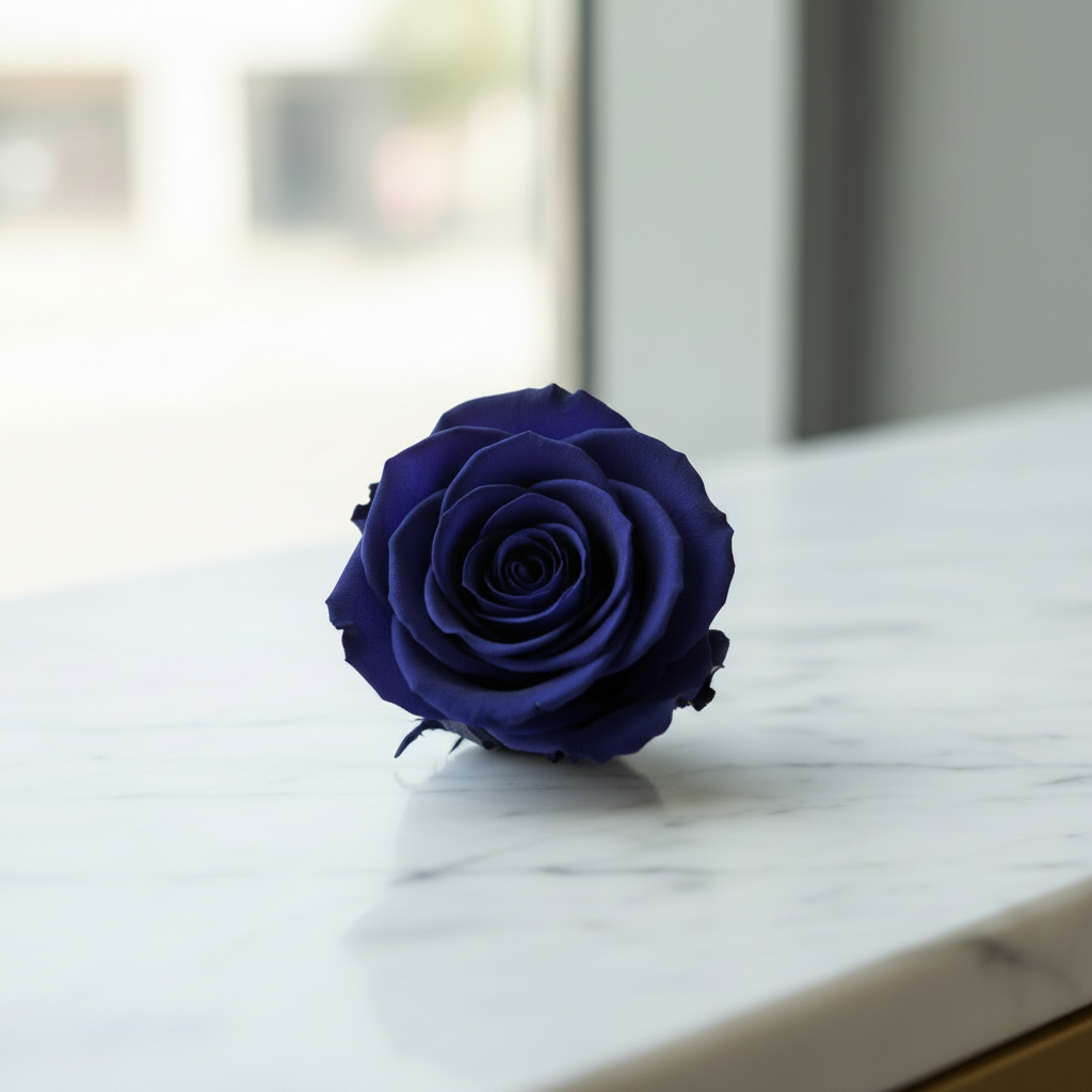 Scatola 16 Rose Stabilizzate Blu
