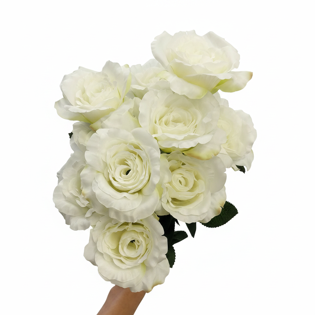 Mazzo di rose  bianche