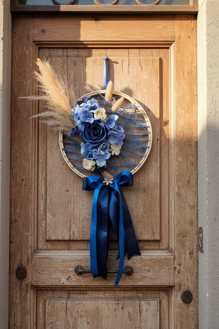 Fuoriporta Acchiappasogni Blu