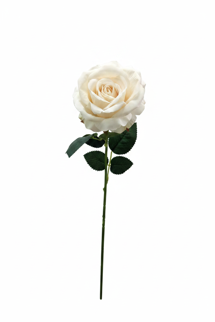 Rosa Artificiale Bianca
