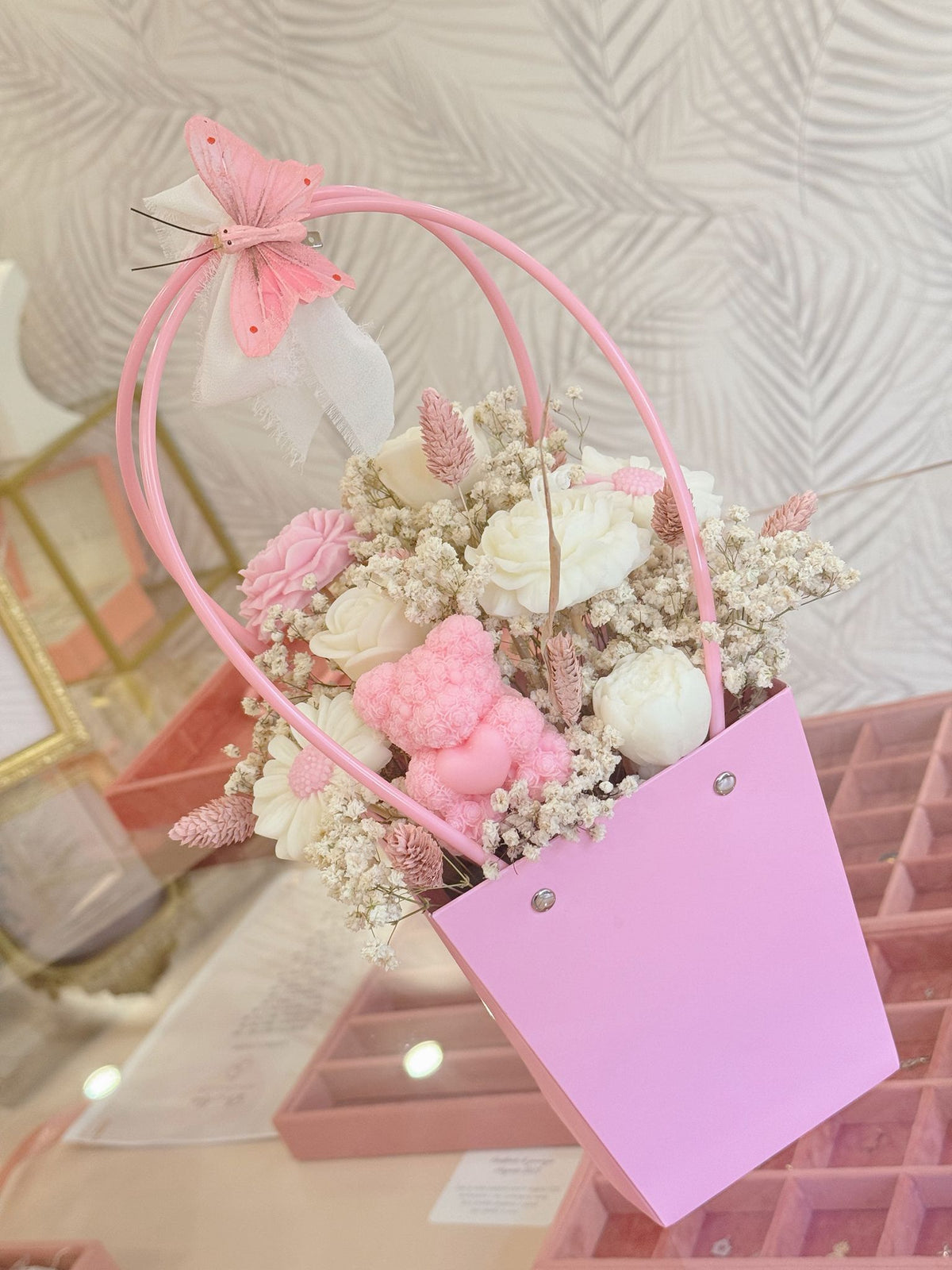 Flower Bag Rosa "Teddy Bear"